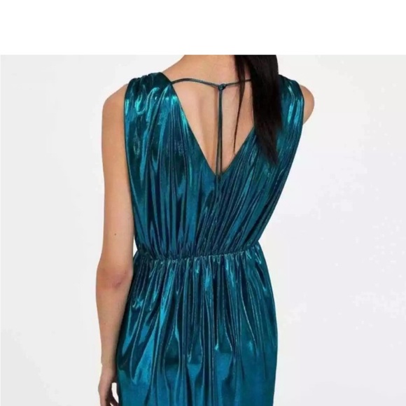 Zara Metallic Mini Dress - Picture 5 of 6